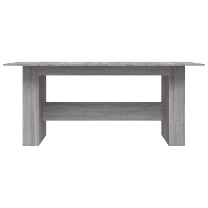 Dining Table 180x90x76 cm Engineered Wood Grey sonoma