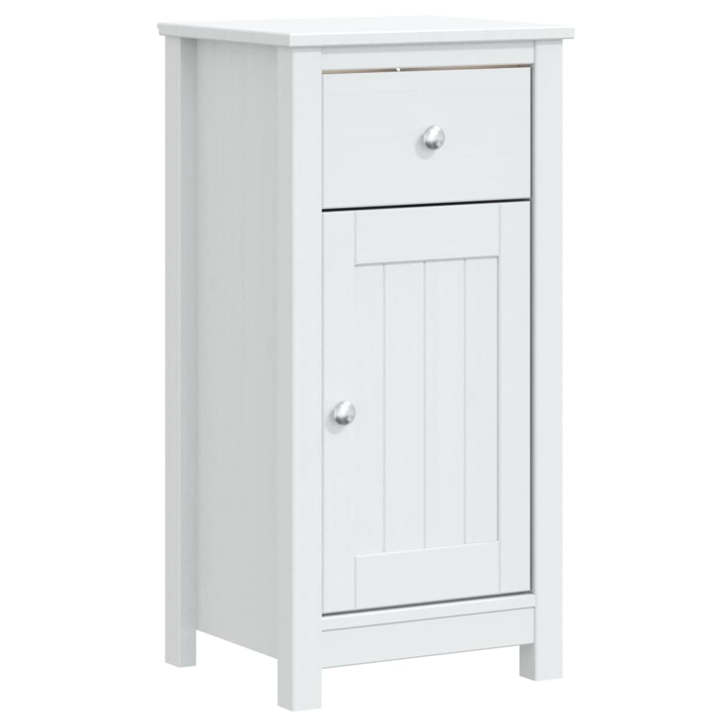 Bathroom Furniture Set "BERG" Solid Wood Pine White Depth 34 cm 40 cm 80 cm 4