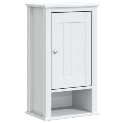 vidaXL 4 Piece Bathroom Furniture Set "BERG" White Solid Wood Pine 4