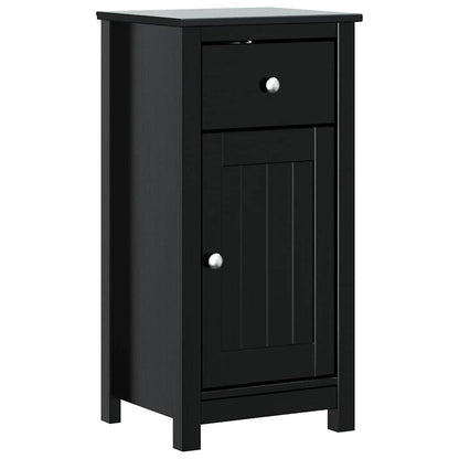 Bathroom Furniture Set "BERG" Solid Wood Pine Black Depth 34 cm 40 cm 80 cm 4