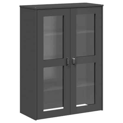 vidaXL Highboard "VIKEN" Anthracite Grey 80x40x190 cm Solid Wood Pine 6