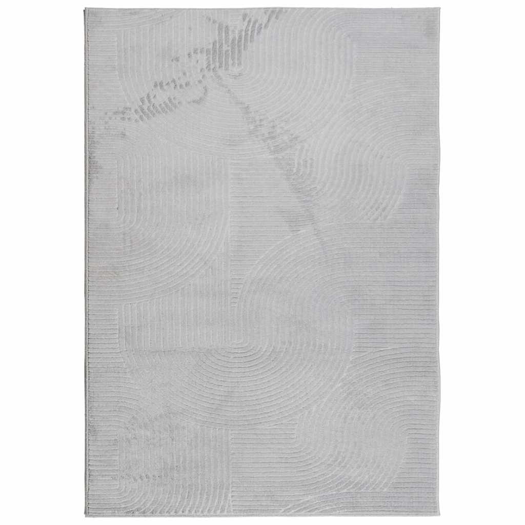 Rug IZA Short Pile Scandinavian Look Grey 160 x 230 cm