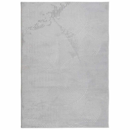 Rug IZA Short Pile Scandinavian Look Grey 160 x 230 cm