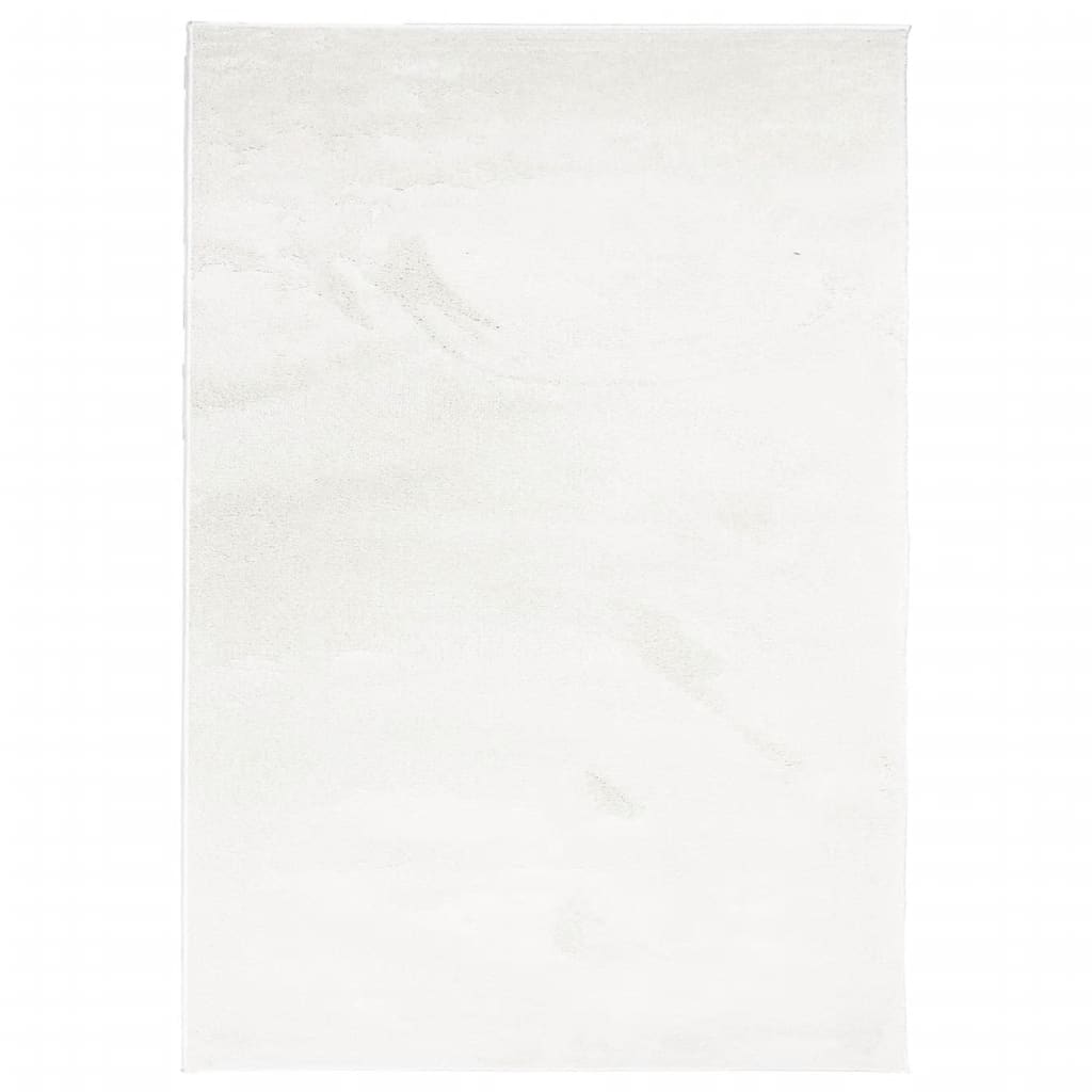 Rug OVIEDO Short Pile Cream 160 x 230 cm