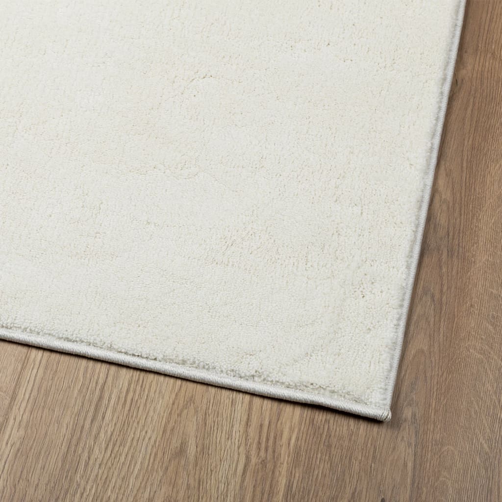 Rug OVIEDO Short Pile Cream 160 x 230 cm