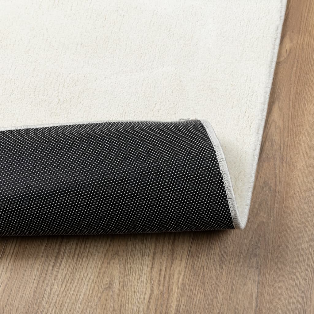 Rug OVIEDO Short Pile Cream 160 x 230 cm