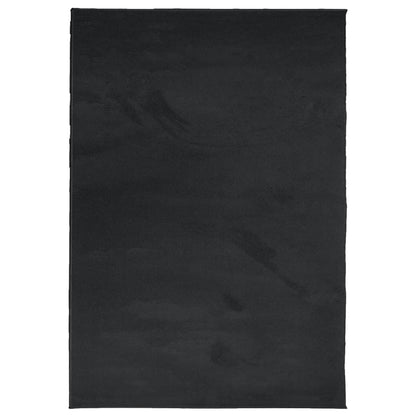 Rug OVIEDO Short Pile Black 200 x 280 cm