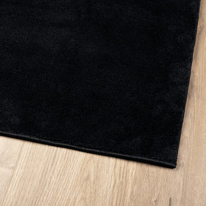 Rug OVIEDO Short Pile Black 200 x 280 cm
