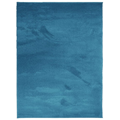vidaXL Rug OVIEDO Short Pile Turquoise 240x340 cm 2