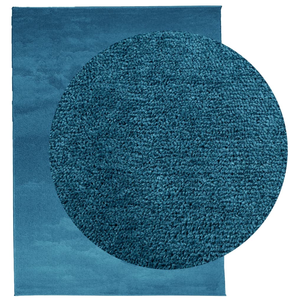 Rug OVIEDO Short Pile Turquoise 240 x 340 cm