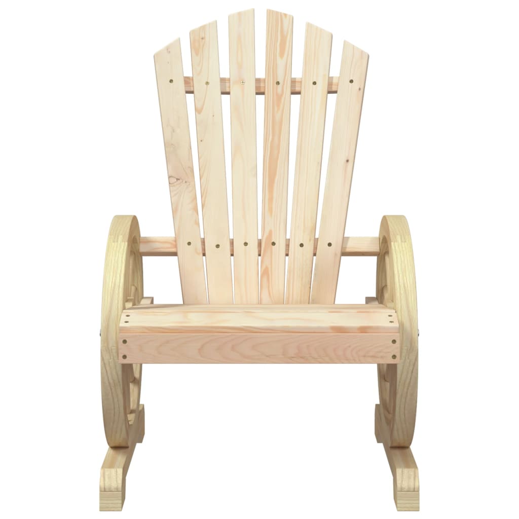 vidaXL 3 Piece Garden Lounge Set Solid Wood Fir 5