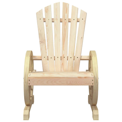 vidaXL 3 Piece Garden Lounge Set Solid Wood Fir 5