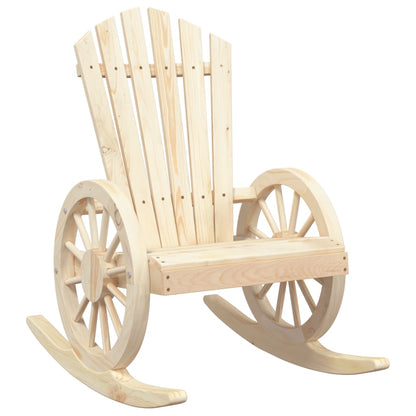 vidaXL 3 Piece Garden Lounge Set Solid Wood Fir 4