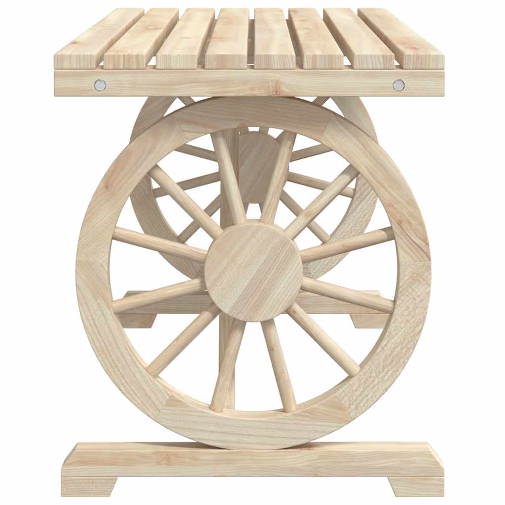 vidaXL 3 Piece Garden Dining Set Solid Wood Fir 5