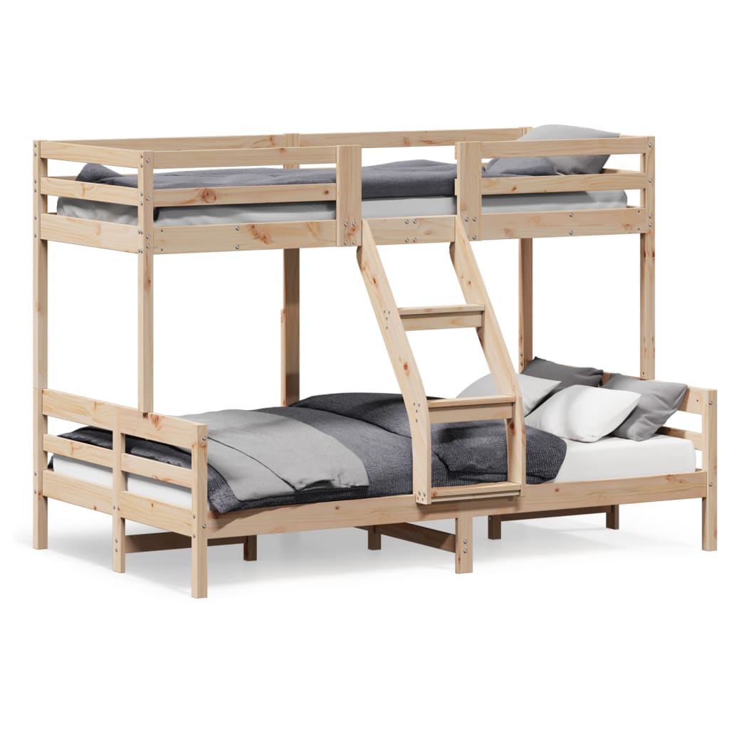 vidaXL Bunk Bed without Mattress 80x200/120x200 cm Solid Wood 2