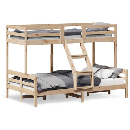 vidaXL Bunk Bed without Mattress 80x200/120x200 cm Solid Wood 2