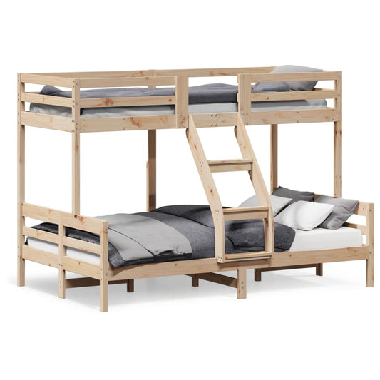 vidaXL Bunk Bed without Mattress 80x200/120x200 cm Solid Wood 2