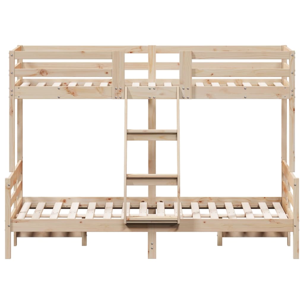 vidaXL Bunk Bed without Mattress 80x200/120x200 cm Solid Wood 4