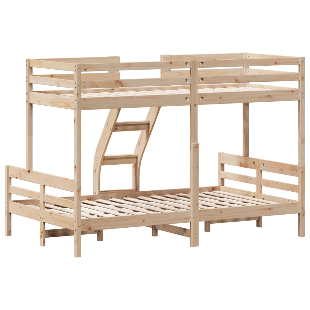 vidaXL Bunk Bed without Mattress 80x200/120x200 cm Solid Wood 6