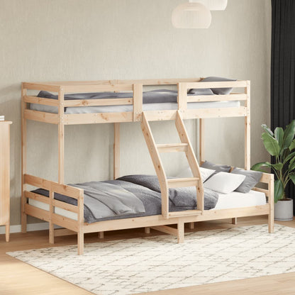 vidaXL Bunk Bed without Mattress 80x200/120x200 cm Solid Wood 1