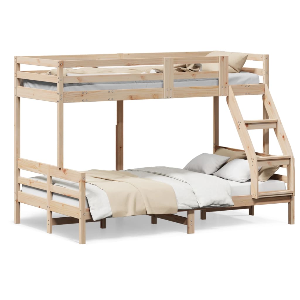 vidaXL Bunk Bed without Mattress 80x200/120x200 cm Solid Wood 2