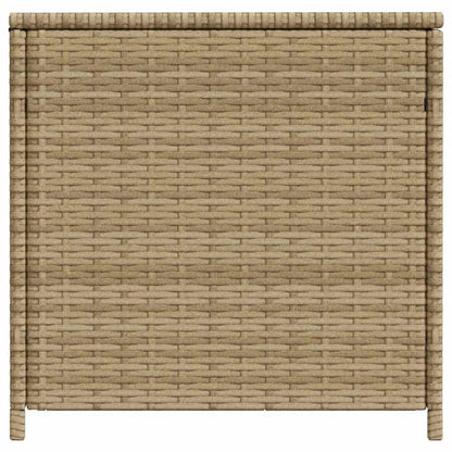 vidaXL Garden Storage Box Mix Beige 469L Poly Rattan 5
