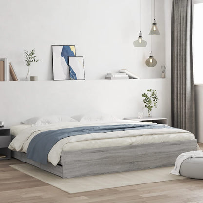 vidaXL Bed Frame with Drawers without Mattress 200x200 cm