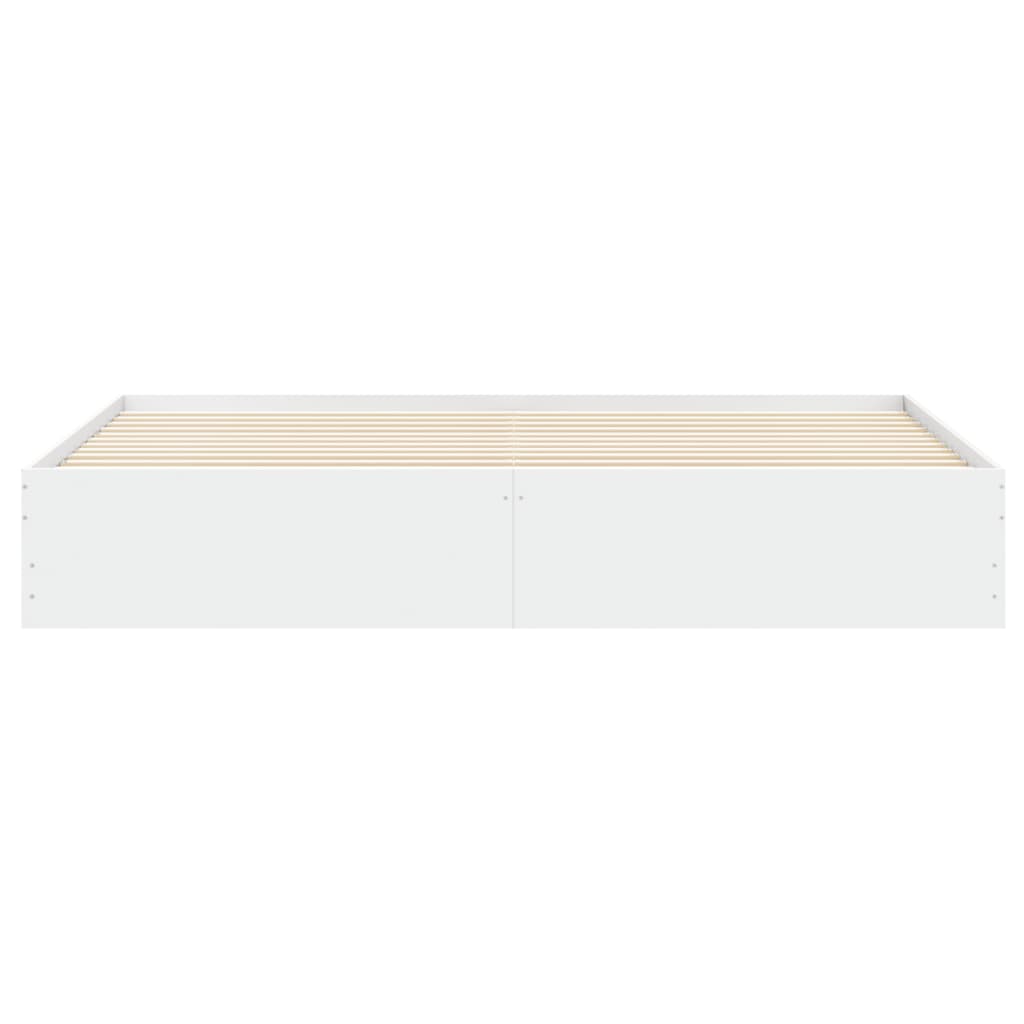 vidaXL Bed Frame with Drawers without Mattress White 180x200 cm Super King 6