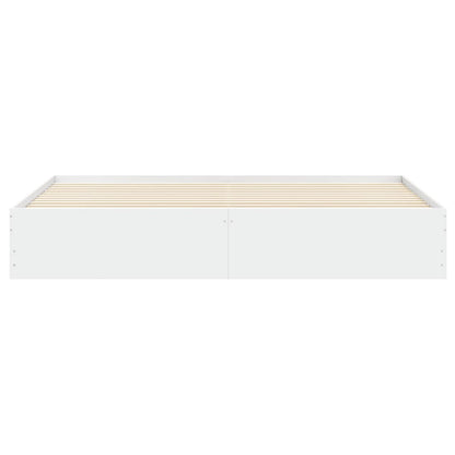 vidaXL Bed Frame with Drawers without Mattress White 180x200 cm Super King 6