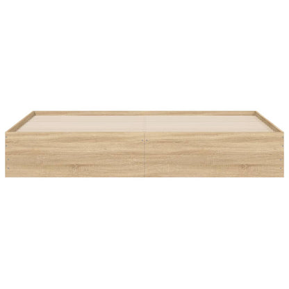 vidaXL Bed Frame with Drawers without Mattress Sonoma Oak 180x200 cm Super King 6