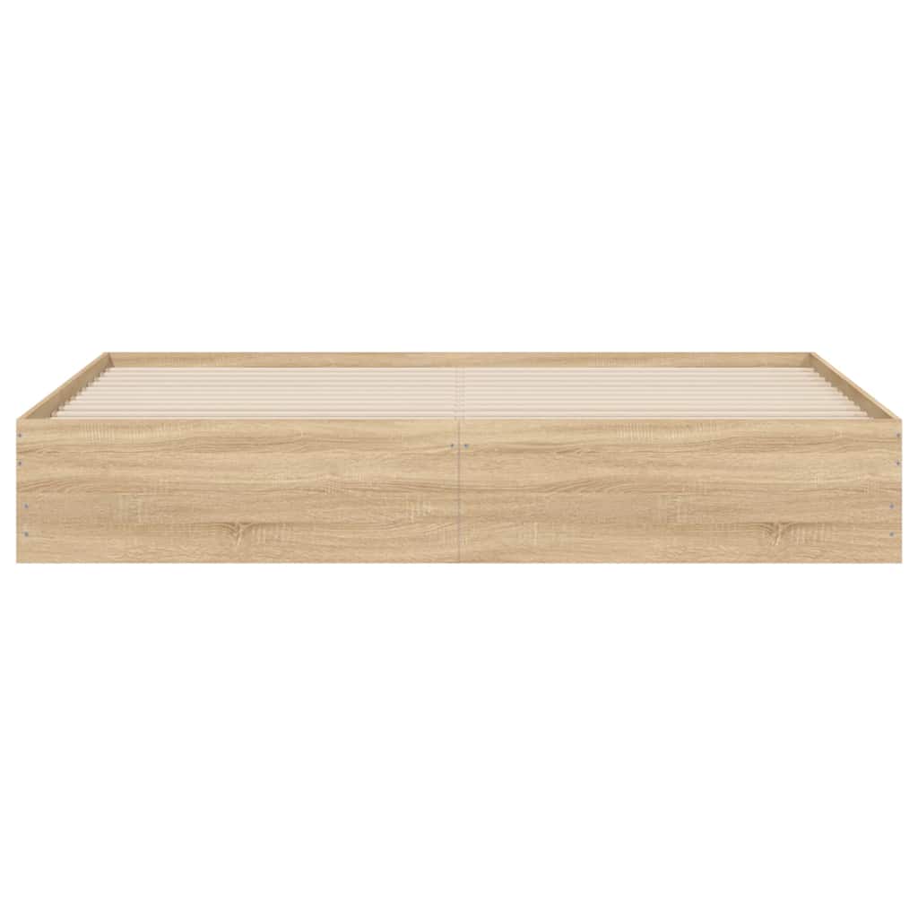 vidaXL Bed Frame with Drawers without Mattress Sonoma Oak 160x200 cm 6