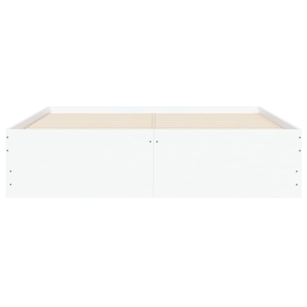 vidaXL Bed Frame with Drawers without Mattress White 120x200 cm 6