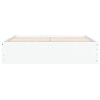 vidaXL Bed Frame with Drawers without Mattress White 120x200 cm 6