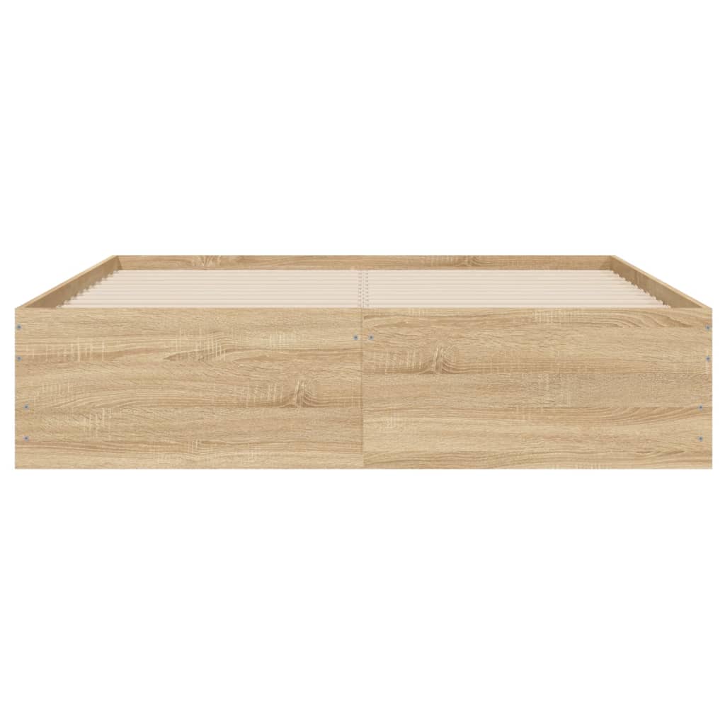 vidaXL Bed Frame with Drawers without Mattress Sonoma Oak 120x200 cm 6