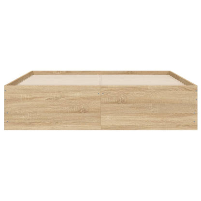 vidaXL Bed Frame with Drawers without Mattress Sonoma Oak 120x200 cm 6
