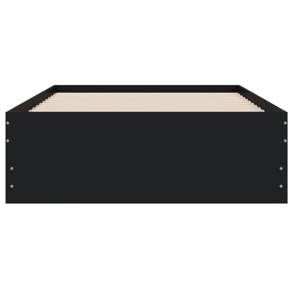 Bed Frame with Drawers without Mattress 100x200 cm Black