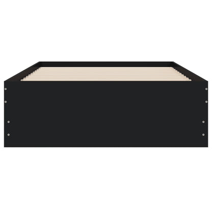 Bed Frame with Drawers without Mattress 100x200 cm Black