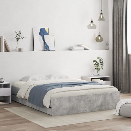 vidaXL Bed Frame with Drawers without Mattress 140x190 cm