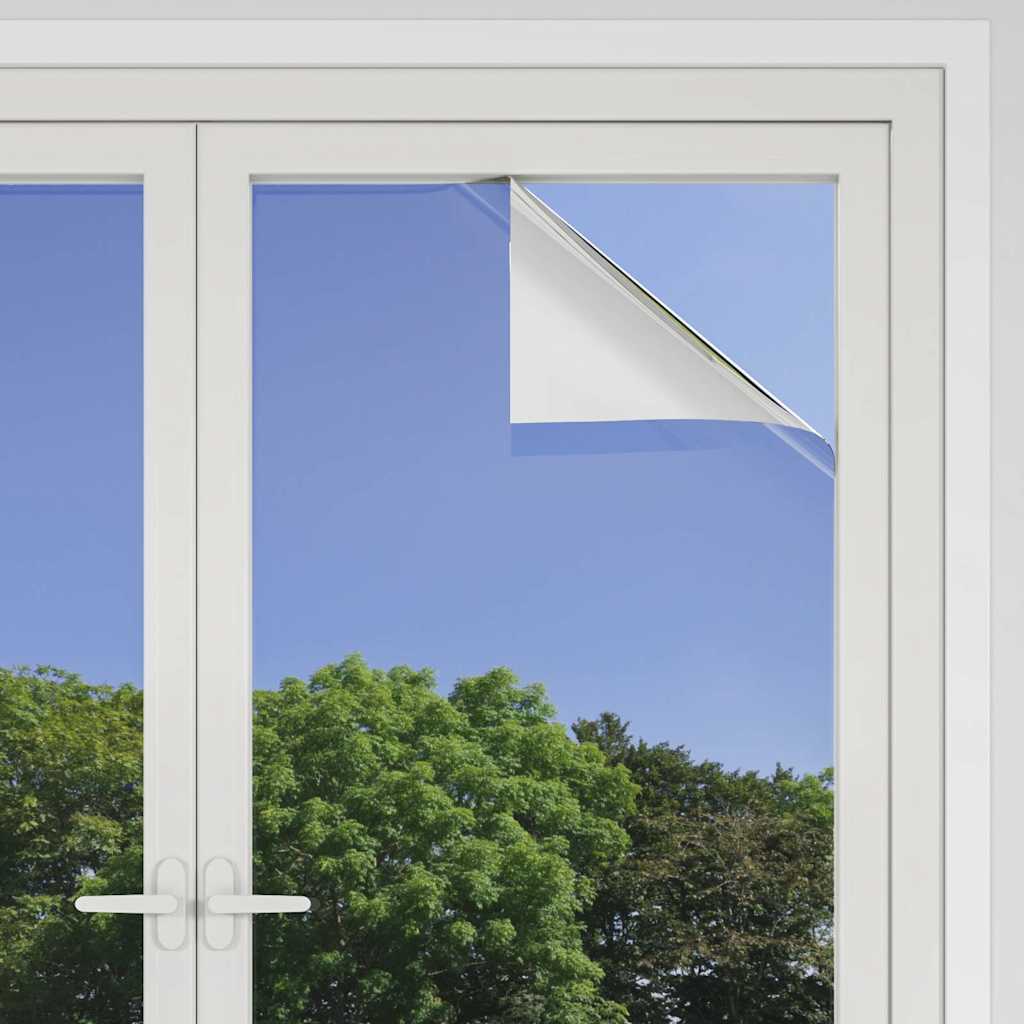 vidaXL Solar Films 5 pcs Static Reflective Effect Silver PVC 4
