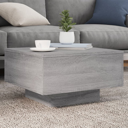 Coffee Table Engineered Wood Depth 55 cm Grey sonoma 55 cm