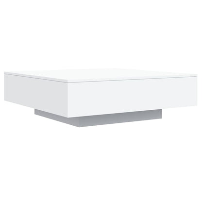 Coffee Table 100x100x31 cm Engineered Wood White