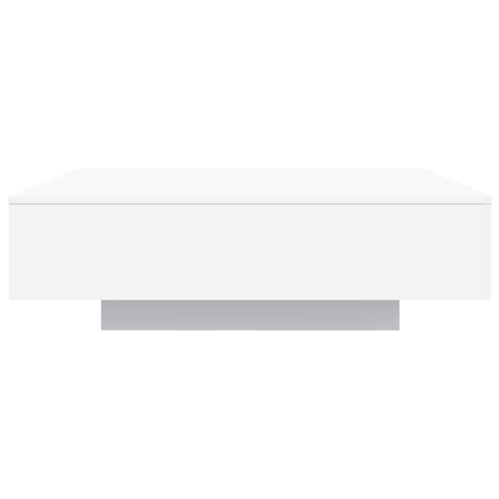Coffee Table 100x100x31 cm Engineered Wood White