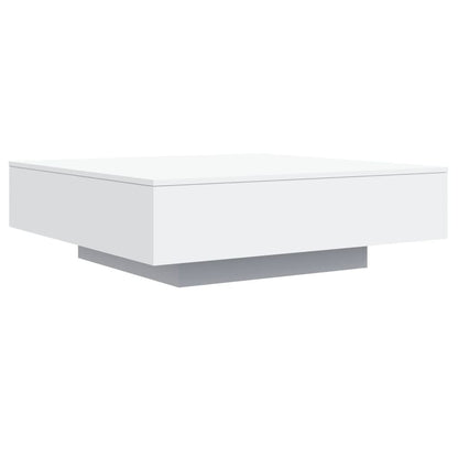 Coffee Table 100x100x31 cm Engineered Wood White