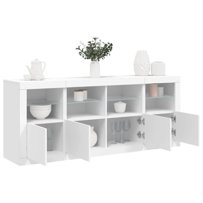 vidaXL Sideboard with LED Lights 163x37x67 cm