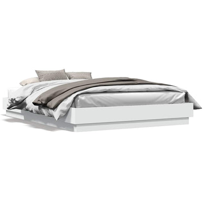 Bed Frame without Mattress 120x200 cm White