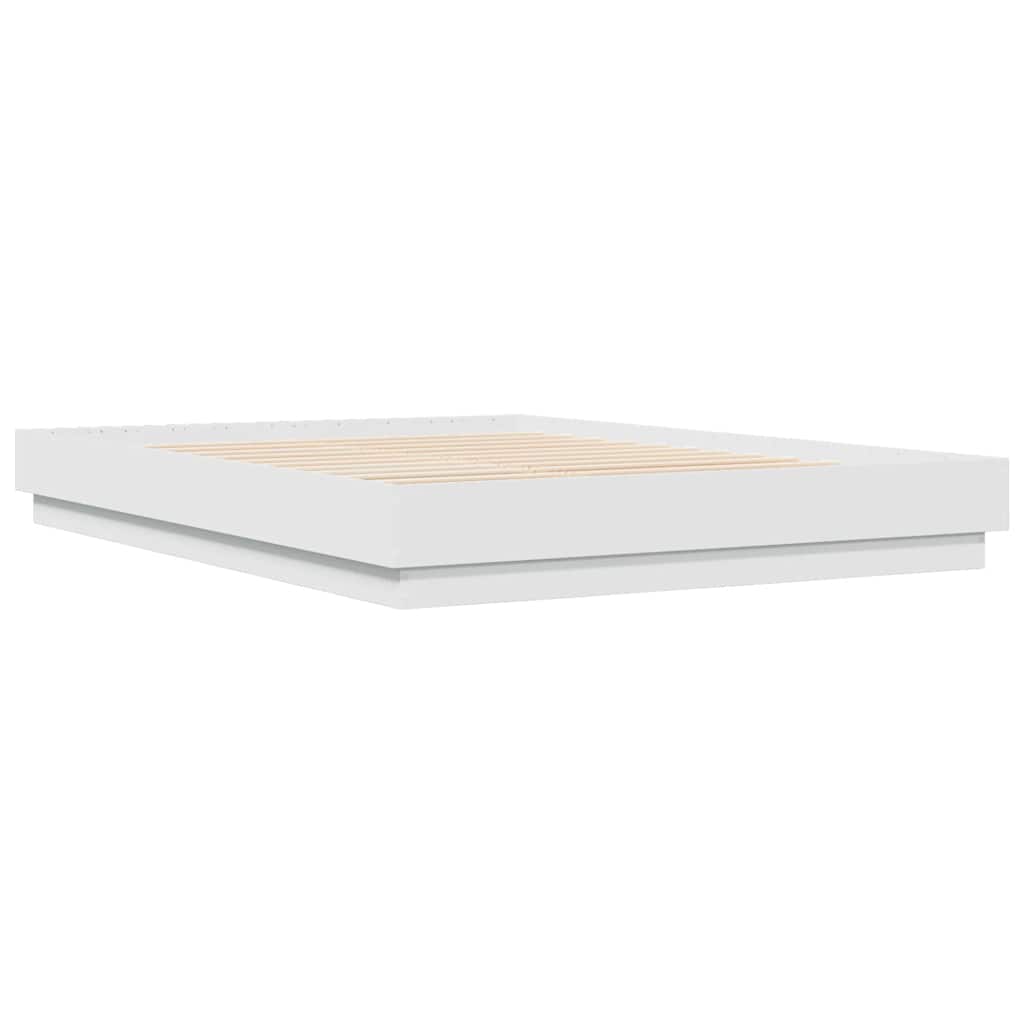 Bed Frame without Mattress 120x200 cm White