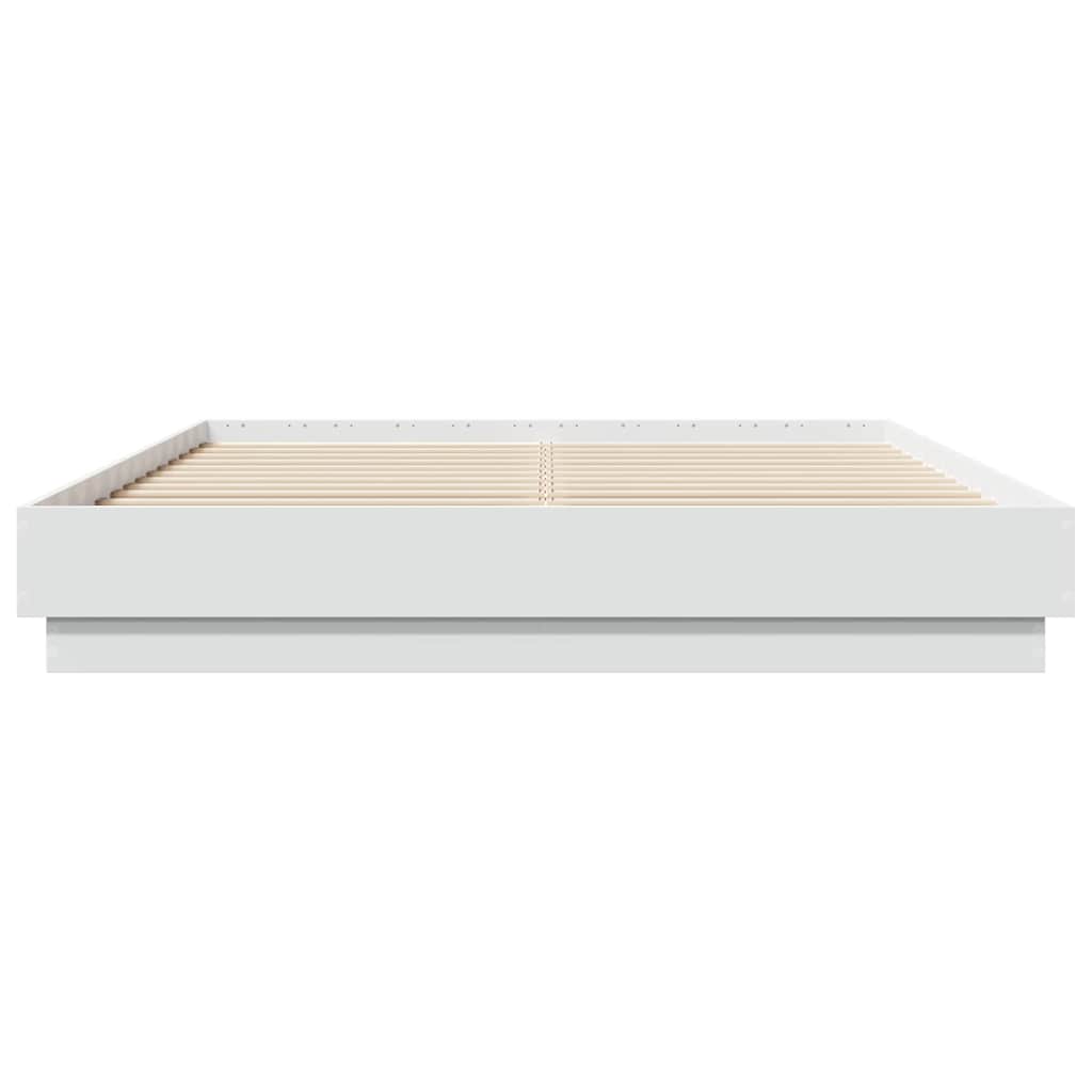 Bed Frame without Mattress 120x200 cm White