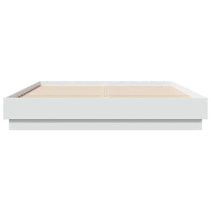 Bed Frame without Mattress 120x200 cm White