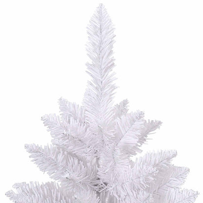 vidaXL Artificial Christmas Tree 300 LEDs PVC and Steel White 6