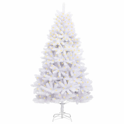 Artificial Christmas Tree 300 cm PVC and Steel White Ø 138 x 300 cm with 300 LEDs